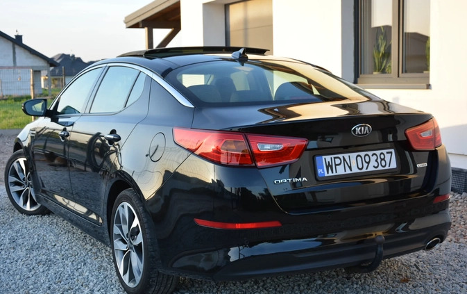 Kia Optima cena 51700 przebieg: 210098, rok produkcji 2014 z Płońsk małe 781